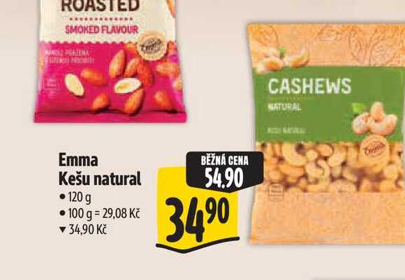   Emma Kešu natural 120 g 