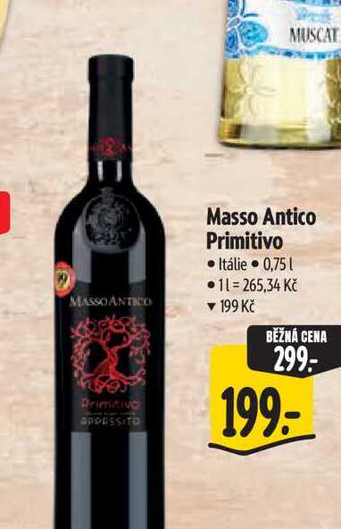   Masso Antico Primitivo  0,75 l