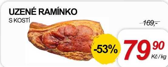UZENÉ RAMÍNKO S KOSTÍ, 1 kg