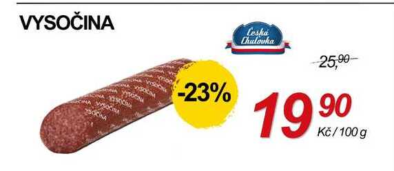 VYSOČINA, 100 g
