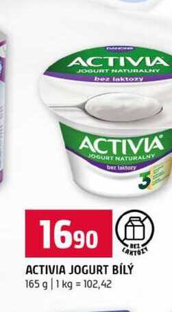 ACTIVIA JOGURT BÍLÝ 165 g
