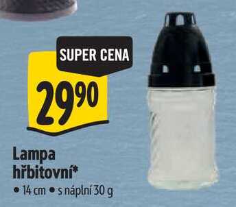 Lampa hřbitovní*