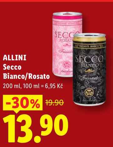 ALLINI Secco Bianco/Rosato, 200 ml