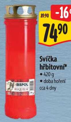 Svíčka hřbitovní*