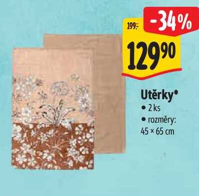 Utěrky, 2 ks*
