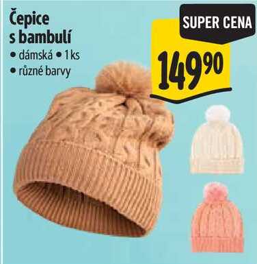 Čepice s bambulí 