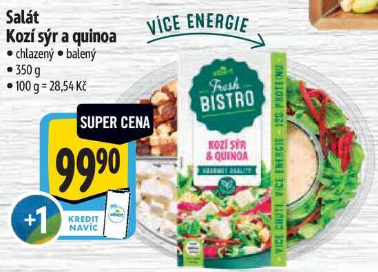 Salát Kozí sýr a quinoa, 350 g