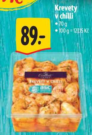 Krevety v chilli, 70 g