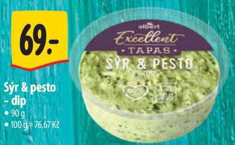 Sýr & pesto - dip, 90 g