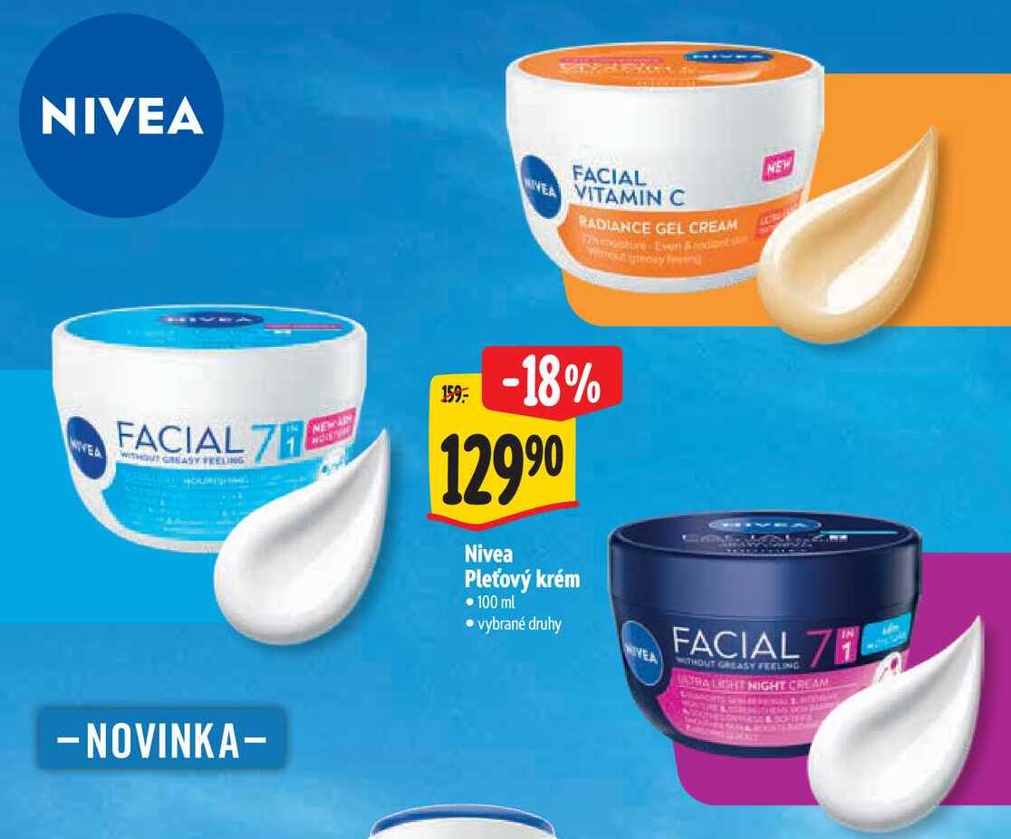 Nivea Pleťový krém, 100 ml