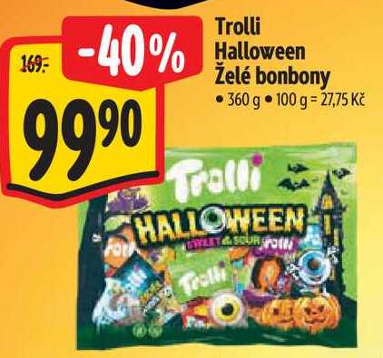 Trolli Halloween Želé bonbony, 360 g