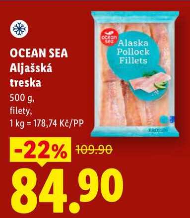 OCEAN SEA Aljašská treska, 500 g