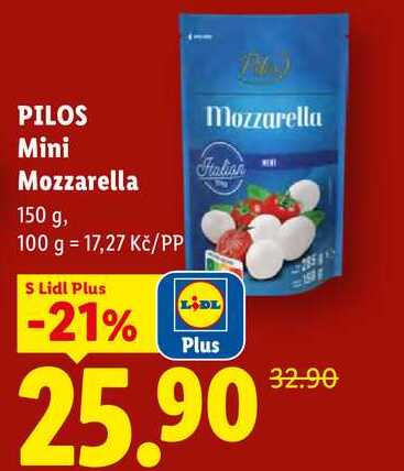 PILOS Mini Mozzarella, 150 g