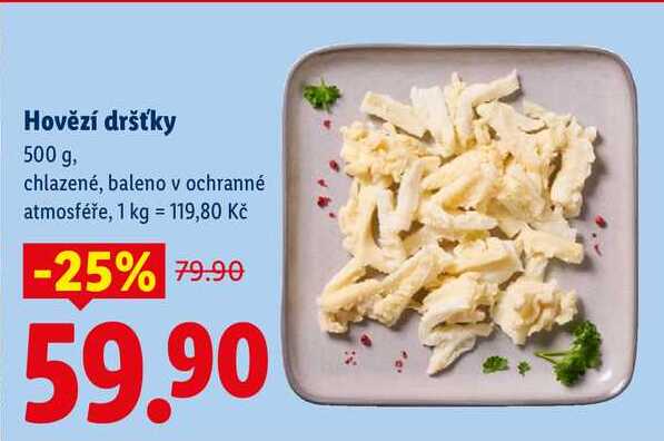 Hovězí dršťky, 500 g, chlazené