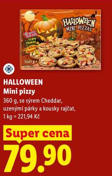 HALLOWEEN Mini pizzy, 360 g