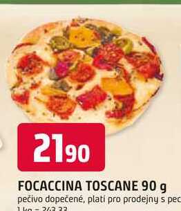 FOCACCINA TOSCANE 90 g
