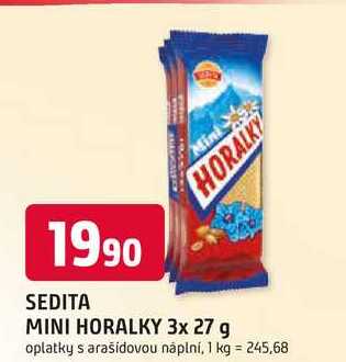 SEDITA MINI HORALKY 3x 27 g 