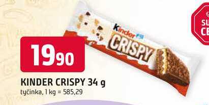 KINDER CRISPY 34 g tyčinka