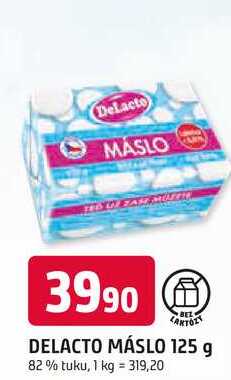 DELACTO MÁSLO 125 g 82% tuku