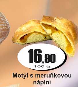 Motýl s meruňkovou náplní 100 g 