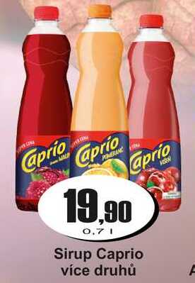 Sirup Caprio 0,7 L