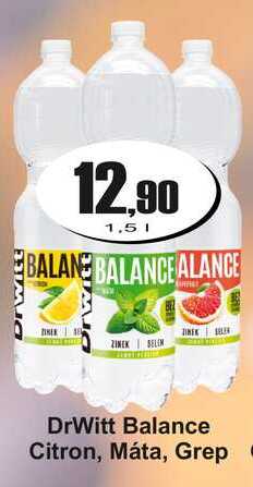 DrWitt Balance Citron, Máta, Grep 1,5 L 
