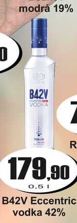 B42V Eccentric vodka 42% 0,5 L
