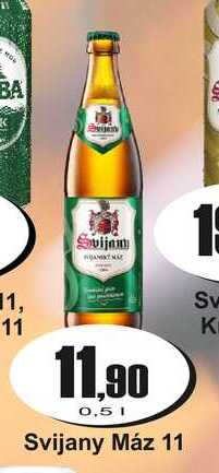 Svijany Máz 11 0,5 L v akci