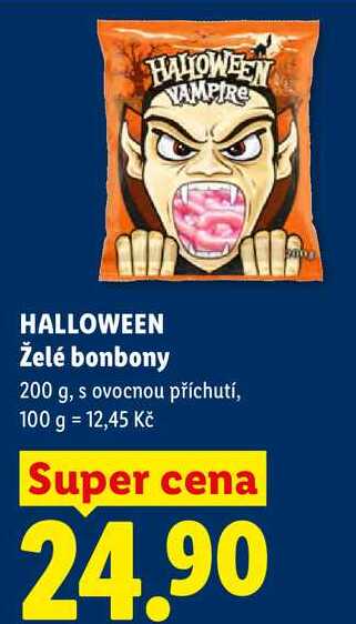 HALLOWEEN Želé bonbony, 200 g