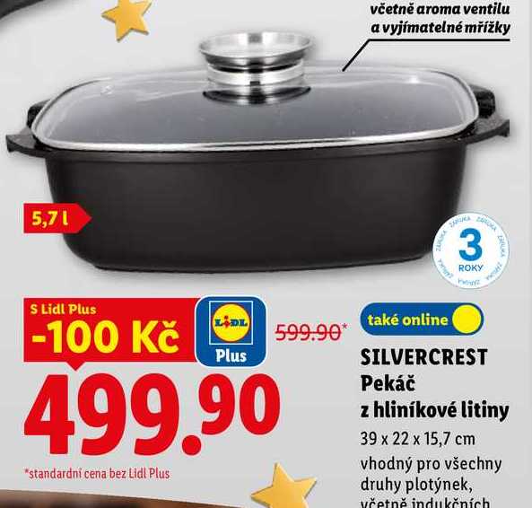 SILVERCREST Pekáč z hliníkové litiny
