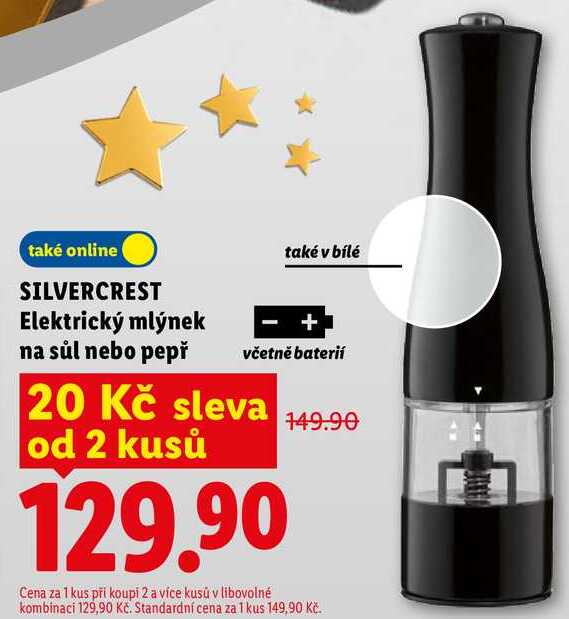 SILVERCREST Elektrický mlýnek na sůl nebo pepř