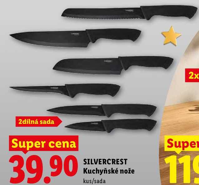 SILVERCREST Kuchyňské nože, kus/sada