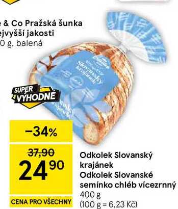 Odkolek Slovanské semínko chléb vícezrnný, 400 g