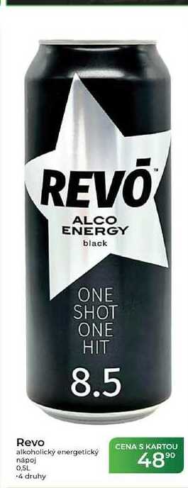 Revo alkoholický energetický nápoj 0,5L