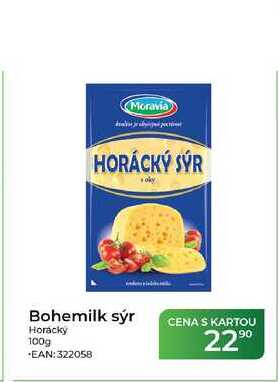 Bohemilk sýr Horácky 100g
