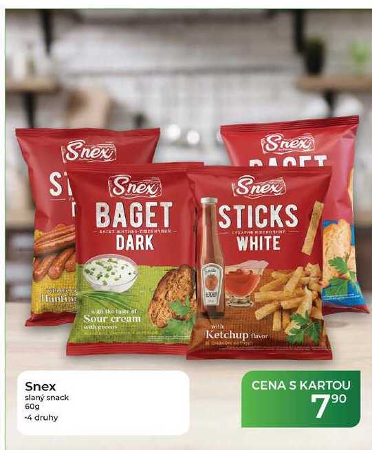 Snex slaný snack 60g