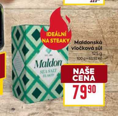 Maldonská vločková sůl 125 g