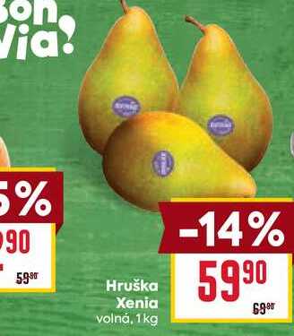 Hruška Xenia volná, 1kg