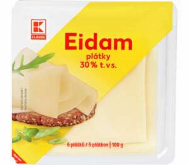 K-Classic Eidam Plátky 30%