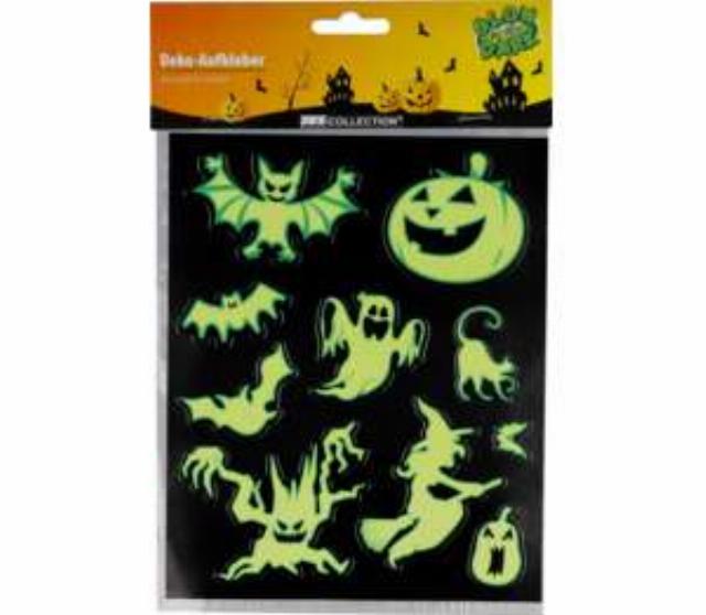 Halloweenská sada samolepek