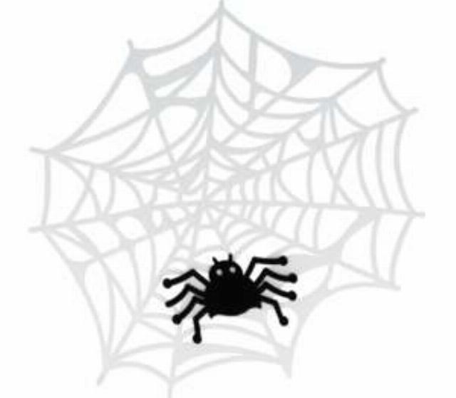Helloweenská dekorační podložka pavučina
