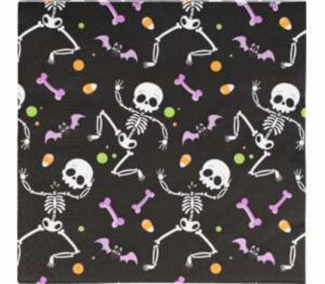 Halloweenské ubrousky 33 x 33 cm 20 ks