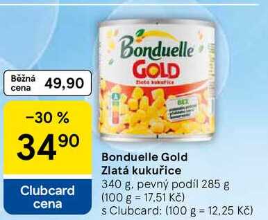 Bonduelle Gold Zlatá kukuřice, 340 g