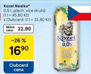 Kozel Nealko, 0,5 l