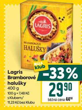 Lagris Bramborové halušky 400g
