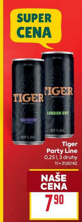 Tiger Party Line 0,25l