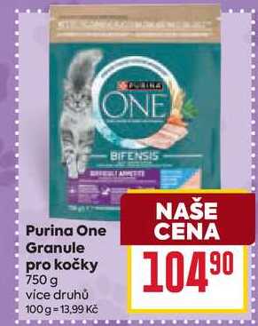 Purina One Granule pro kočky 750 g  