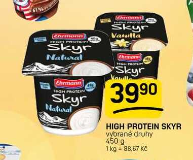HIGH PROTEIN SKYR vybrané druhy 450 g
