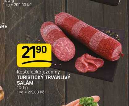 TURISTICKÝ TRVANLIVÝ SALÁM 100 g