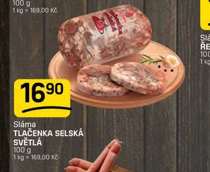 TLAČENKA SELSKÁ SVĚTLÁ 100 g